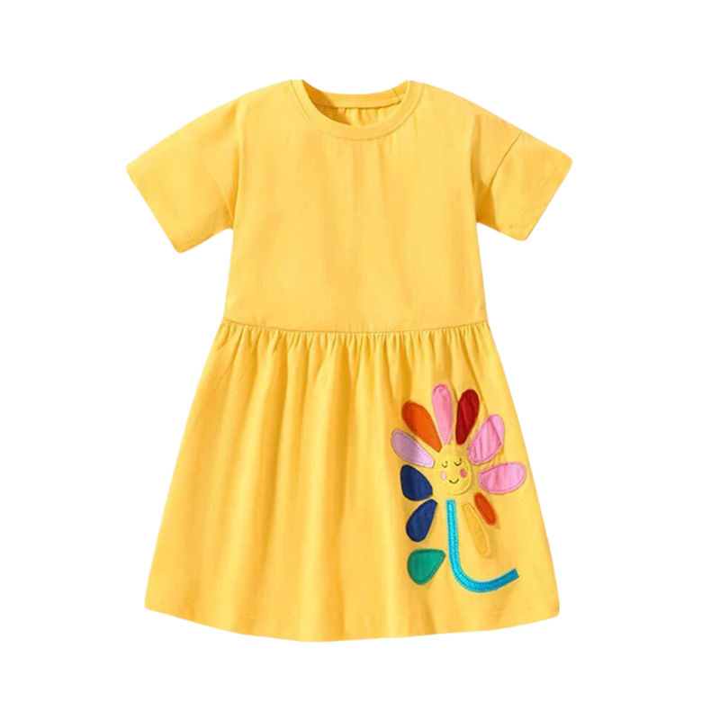 Flower Embroidered Dress