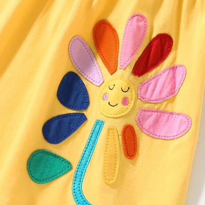 Flower Embroidered Dress